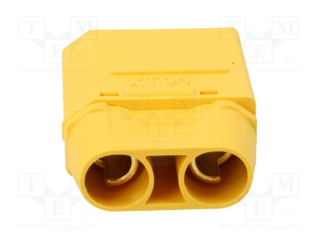 Conector macho aéreo de alimentación DC XT90 2 pin. Mod. XT90HM