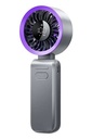 Ventilador de mano turbo con display USB. Mod. 93.045/2