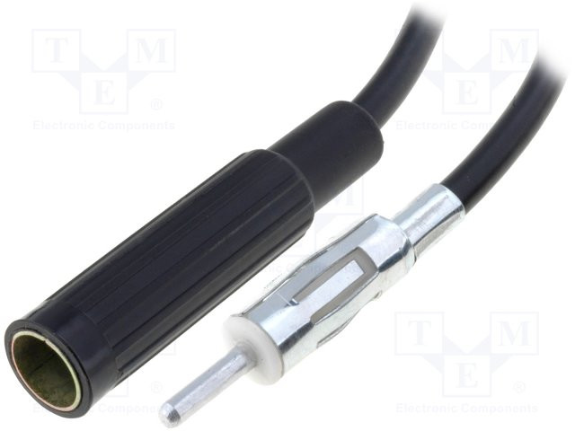 Prolongador de antena DIN tomacorriente DIN enchufe 2,5m. Mod. ZRS-PA-250