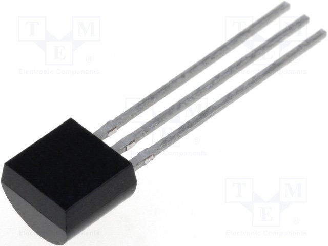 Transistor NPN bipolar 45V 1A 1W TO92. Mod. ZTX450