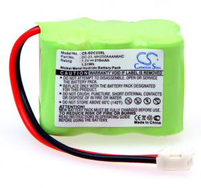 Batería para collar perros 7.2V 210mAh Sportdog. Mod. AMH9068
