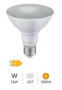 Bombilla LED PAR30 12W E27 3000K IP65. Mod. 200620019