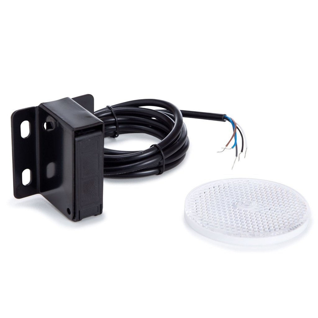 [PEM10D] Sensor fotocélula completa c/espejo 10m IP44 12-250VAC/DC. Mod. PEM10D