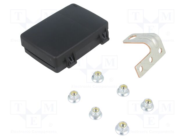 Derivador alimentación portafusible x3 Midival. Mod. MTA-0300468