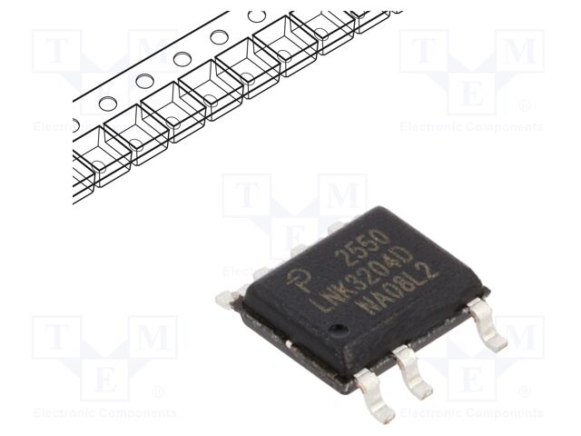 [LNK3204DTL] Circuito integrado PMIC AC/DC controlador SMPS 85-265V. Mod. LNK3204D-TL