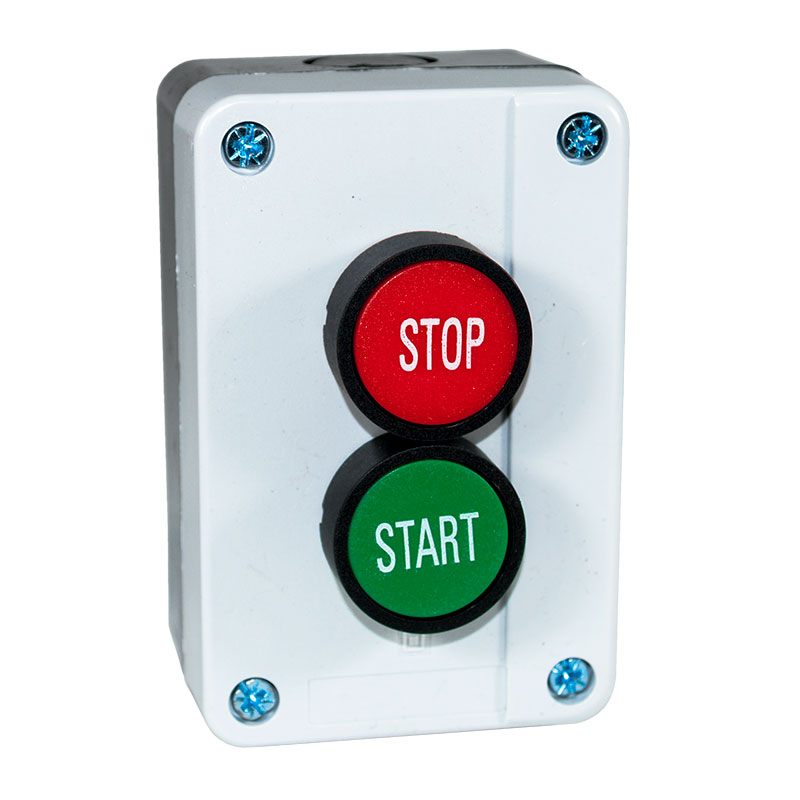 Caja pulsador marcha paro 1NO+1NC IP65. Mod. WE-9524