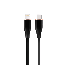 Cable de carga y datos silicona USB C a Lightning 1.5M GEMBIRD. Mod. CC-USB2S-CM8PM-1.5M