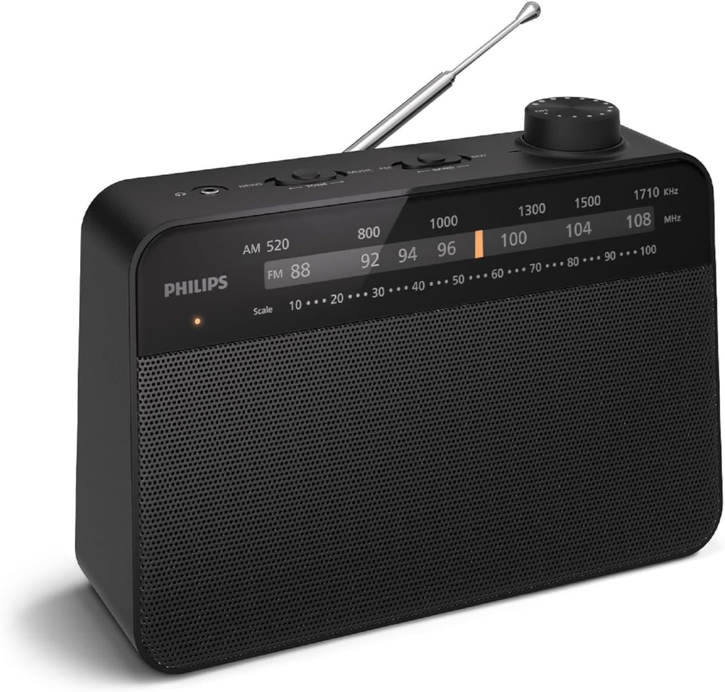 [TAR250910FSK] Radio Portátil FM/MW red o pilas Philips. Mod. TAR2509/10