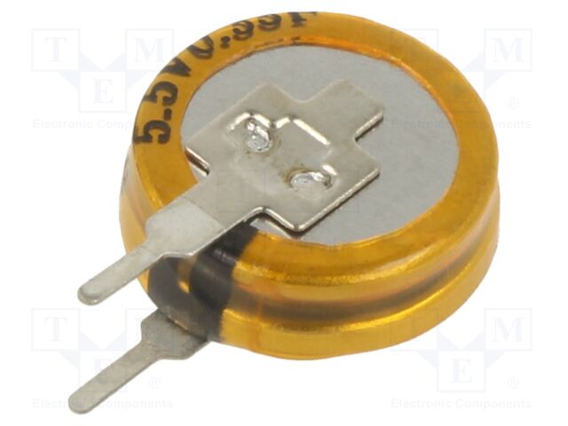 Batería condensador 0.33F 5.5VDC. Mod. SC5V5V334Z