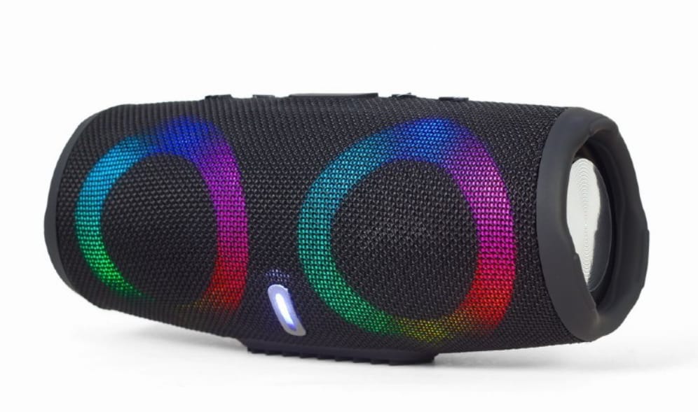 Altavoz portátil Bluetooth 10W batería Gembird. Mod. SPK-BT-LED-02