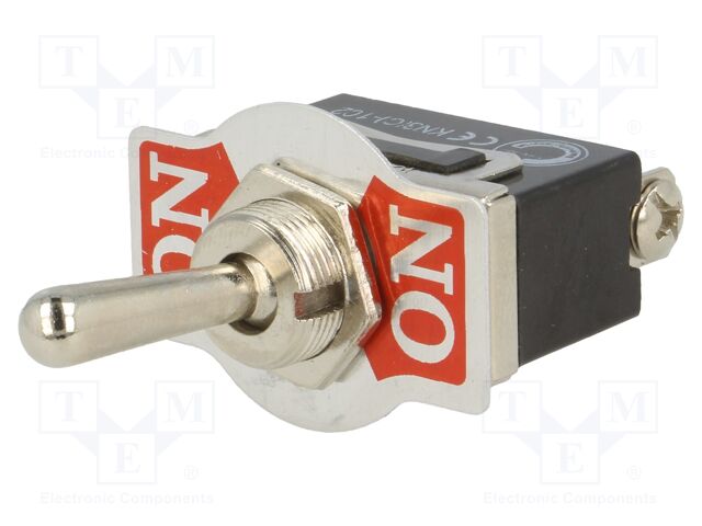 Interruptor 2 posiciones ON-ON tornillo 10A 250VAC. Mod. TSP102AA2