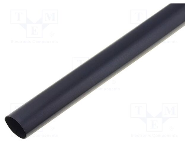 Tubo termorretractil 38 mm negro 1 metro. Mod. RCH1-38/19X1BK