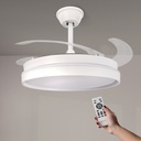 Ventilador de Techo Led White Afar ø107 Cm. Mod. LM8840