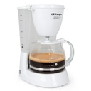Cafetera de goteo 12 tazas blanca ORBEGOZO. Mod. CG 4050 B