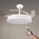 Ventilador de Techo Led White Olga ø107 Cm. Mod. LM8831