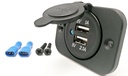 Base de alimentacion para panel 2 x USB-A [5V/1A y 5V/2.1A]. Mod. 4163