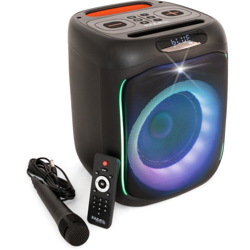 [CUBE180] Altavoz batería Bluetooth 6.5" 180W Ibiza Sound. Mod. CUBE180
