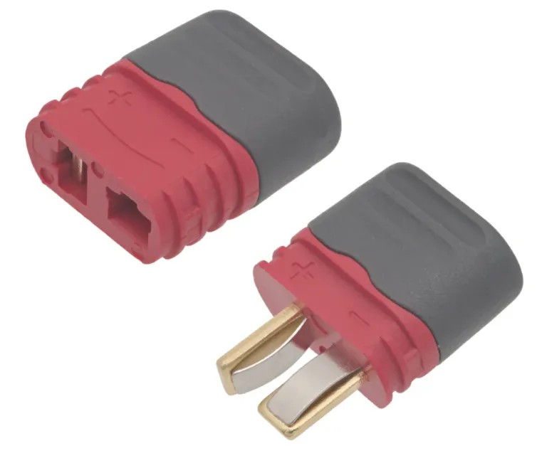 Pack de conectores T-Dean macho/hembra con tapa [20A]. Mod. AM-1015E-P