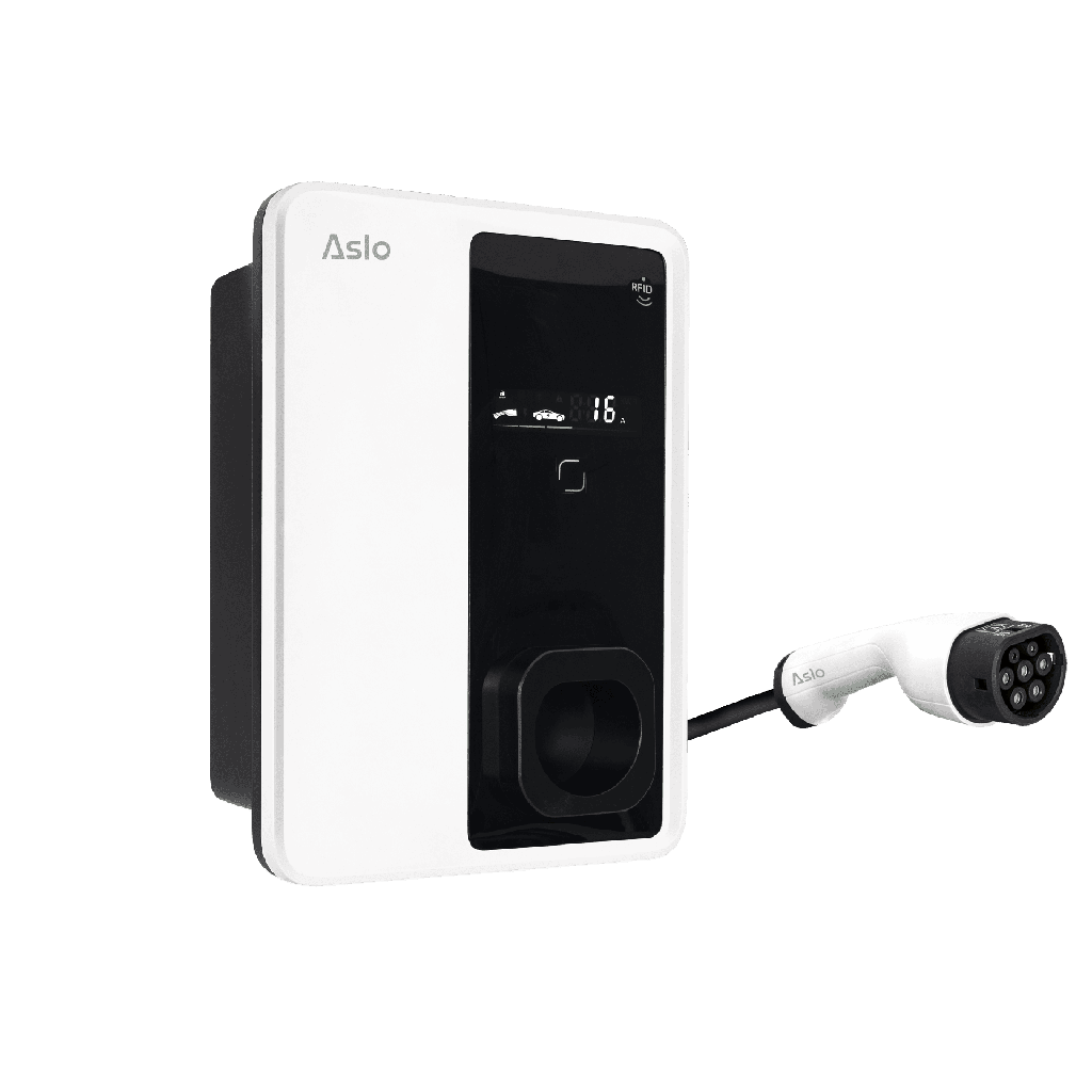 [ASVEPC7A] Estación de carga monofásica coche eléctrico 7.36kW VE tipo 2 cable 5m. Mod. ASVEPC7A