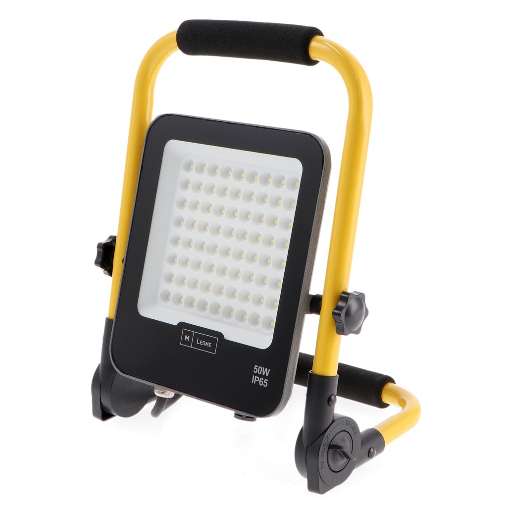 Foco Proyector Led Napoli Con Enchufe 50W y pie 6000K. Mod. LM6037