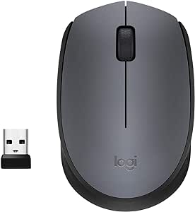 Ratón inalámbrico óptico gris Logitech. Mod. M170