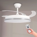 Ventilador de Techo Led White Decor ø106 Cm. Mod. LM8853