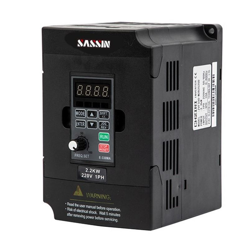 [ZVFM2R2S2S] Variador de frecuencia monofásico 230V 10A 2.2KW Sassin. Mod. ZVFM2R2S2M