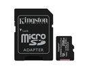 Tarjeta MicroSD + adaptador SD 256GB memoria flash KINGSTON. Mod. SDCS2/256GB