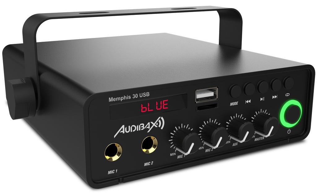 [MEMPHIS30USB] Amplificador Bluetooth USB FM 30W Audibax. Mod. MEMPHIS 30 USB