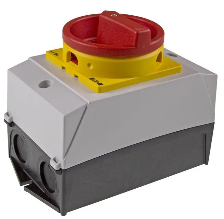 Selector emergencia seccionador 3P 20A superficie. Mod. D12B320