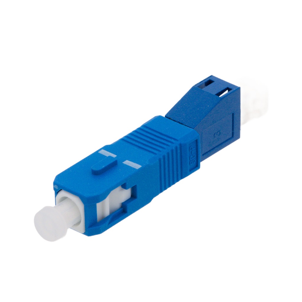 [FOA601ELG] Adaptador fibra óptica conector hebra LC/UPC a macho SC/UPC. Mod. FOA601