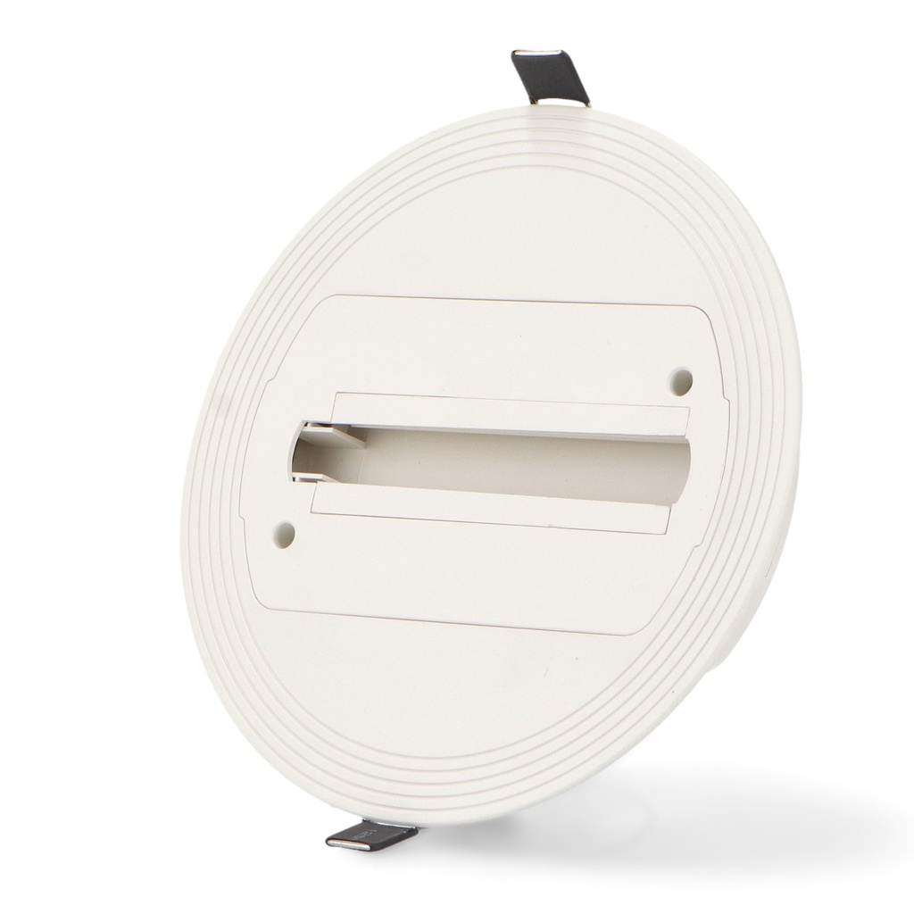 Base Empotrable Con Carril Blanco Monofásico. Mod. LM3262