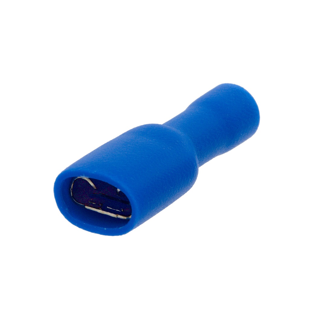 [2040150ELG] Terminal faston hembra 4.8mm completamente aislado azul. Mod. 2040150