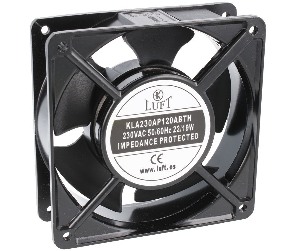 [VEN064ELM] Ventilador 230VAC 120x120x38mm rodamiento. Mod. VEN064