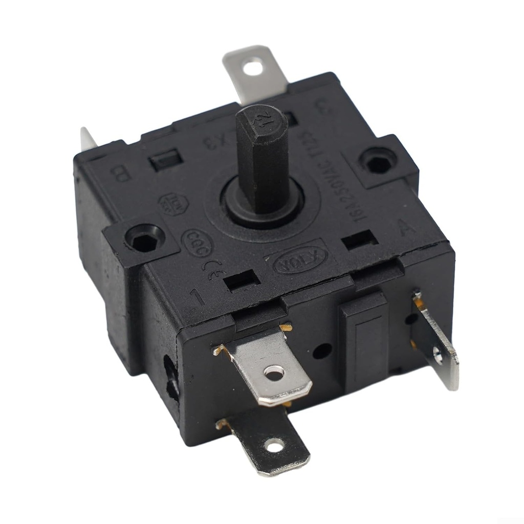 [49FY4538IBR] Interruptor conmutador radiador 5pin 16A 250V. Mod. 49FY4538