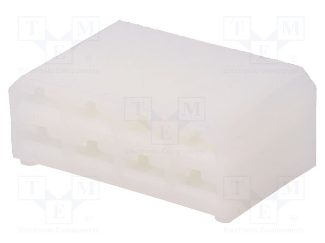 Carcasa para terminal hembra de 8 vías de faston 6.3 mm. Mod. 100.080W