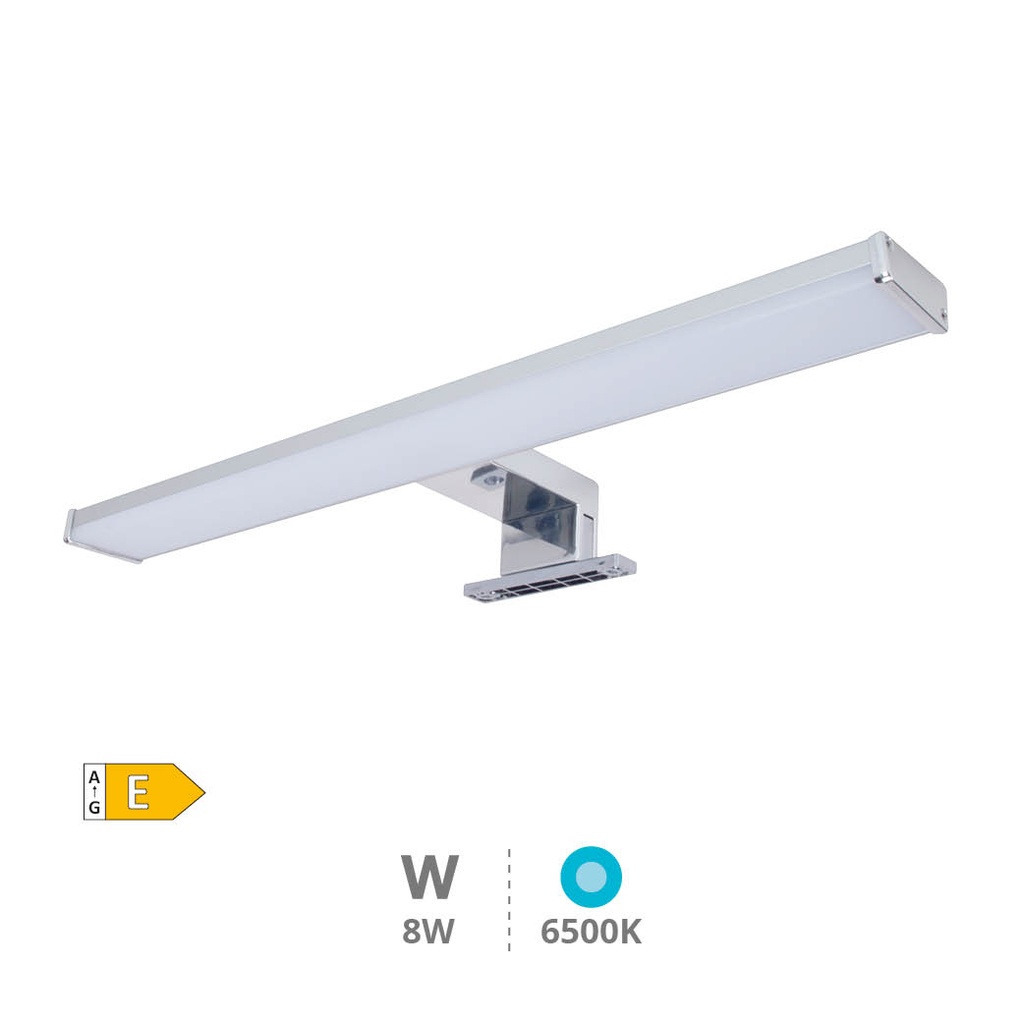 Aplique baño LED Laksa 8W 6500K IP44. Mod. 203800042