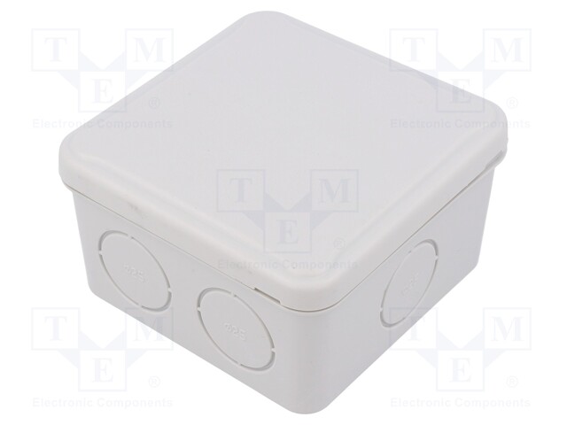 Caja estanca sin conos 84x84x50 IDE. Mod. EX088