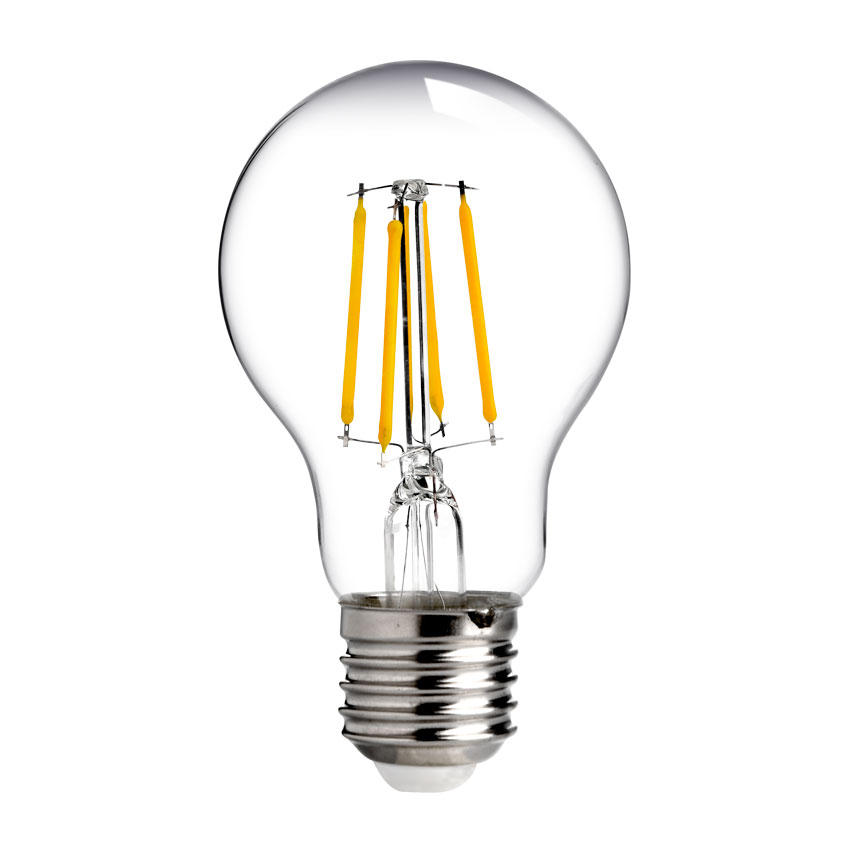 Lámpara filamento A60 clara 8W E27 2700K. Mod. 11600801WW
