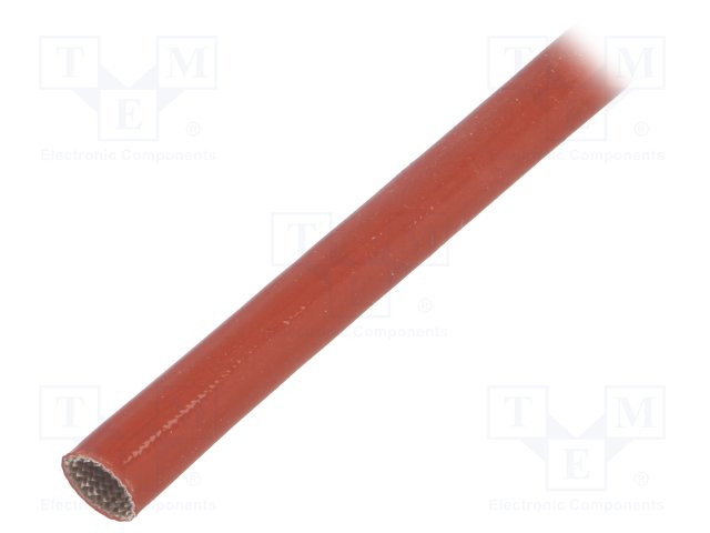 Tubo electroaislante de ladrillo -60÷250°C 10.0mm 4kV/mm. Mod. SCS4KV-10.0-RB-10