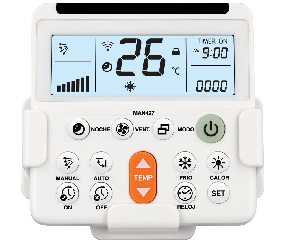 Mando universal aire acondicionado pared. Mod. MAN427