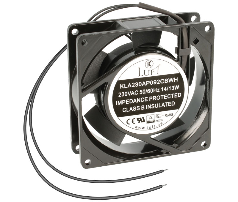 Ventilador rodamiento 230Vac 92x92x25 mm. Mod VEN023