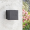 Aplique de Pared Led Black Cube 12W Ip54 CCT. Mod. LM6184