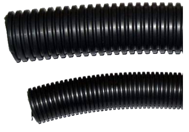 Tubo corrugado negro 8.5mm (metro). Mod. 1200089