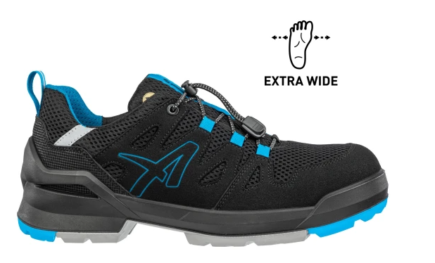 Zapatilla de trabajo negro azul Albatros. Mod. 648040