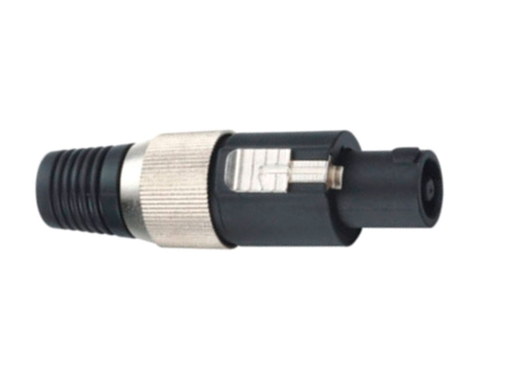 Conector macho speakon 4 contactos XLN. Mod. MCA 091