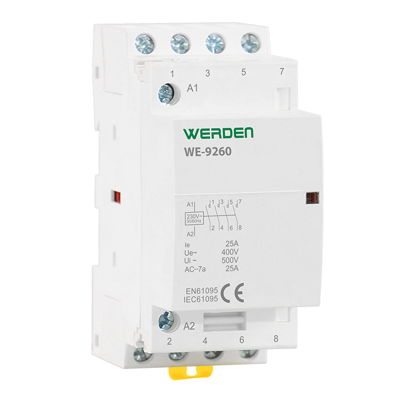 Contactor modular 4P 25A 10kW. Mod. WE-9260