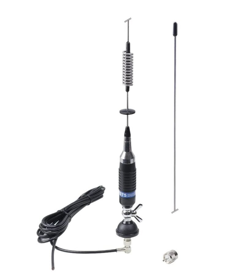 Antena para emisora CB 27MHz 54cm palomilla PNI. Mod. S75