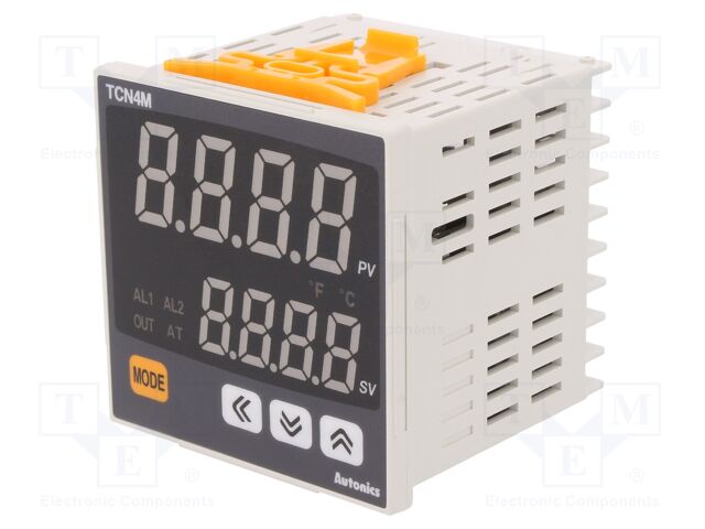 [TCN4M24R] Termostato 230V Pt100 termopar 3 salidas. Mod. TCN4M-24R