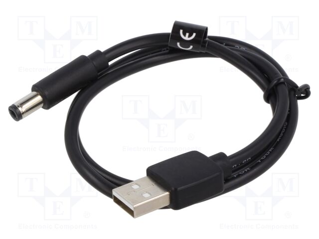 [CEYBDTME] Conexión alimentación USB macho a Jack 5.5x2.5mm 0.5m. Mod. CEYBD